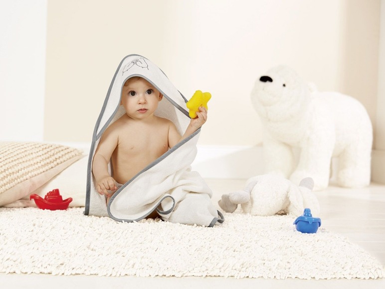 Aller en mode plein écran lupilu® Cape de bain pour bébé - Photo 3