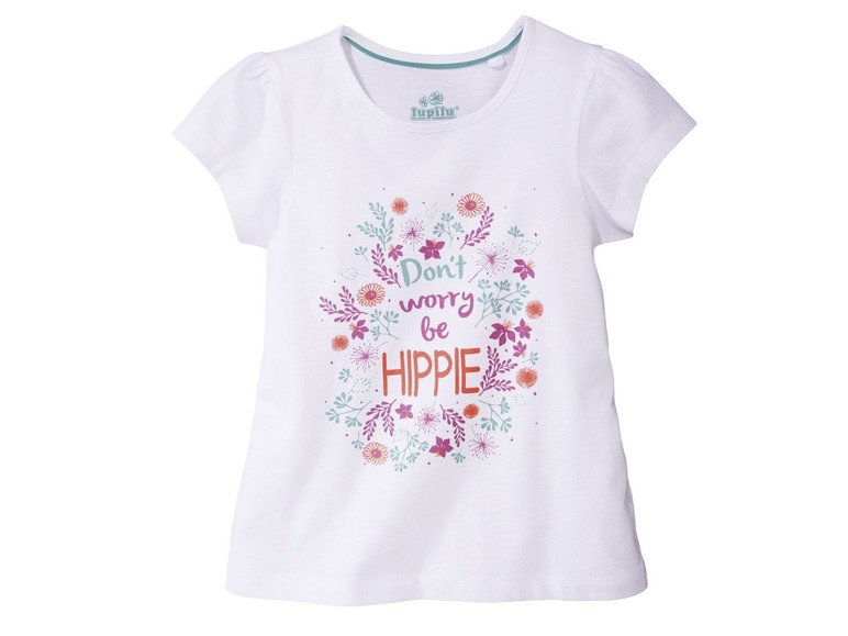 Ga naar volledige schermweergave: lupilu® Set van 3 t-shirts voor meisjes - afbeelding 3