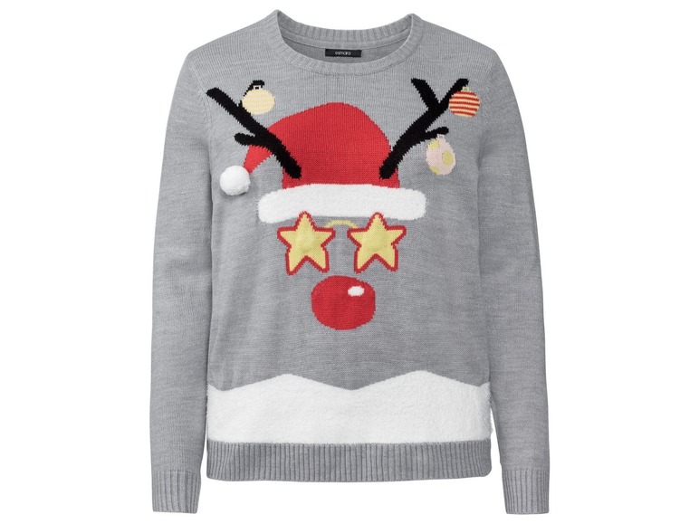 Ga naar volledige schermweergave: esmara® Kersttrui voor dames - afbeelding 2