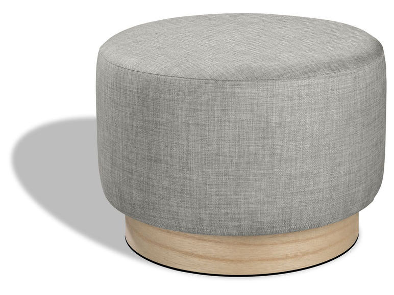 Aller en mode plein écran LIVARNO LIVING Pouf, Ø 47,5 cm - Photo 3