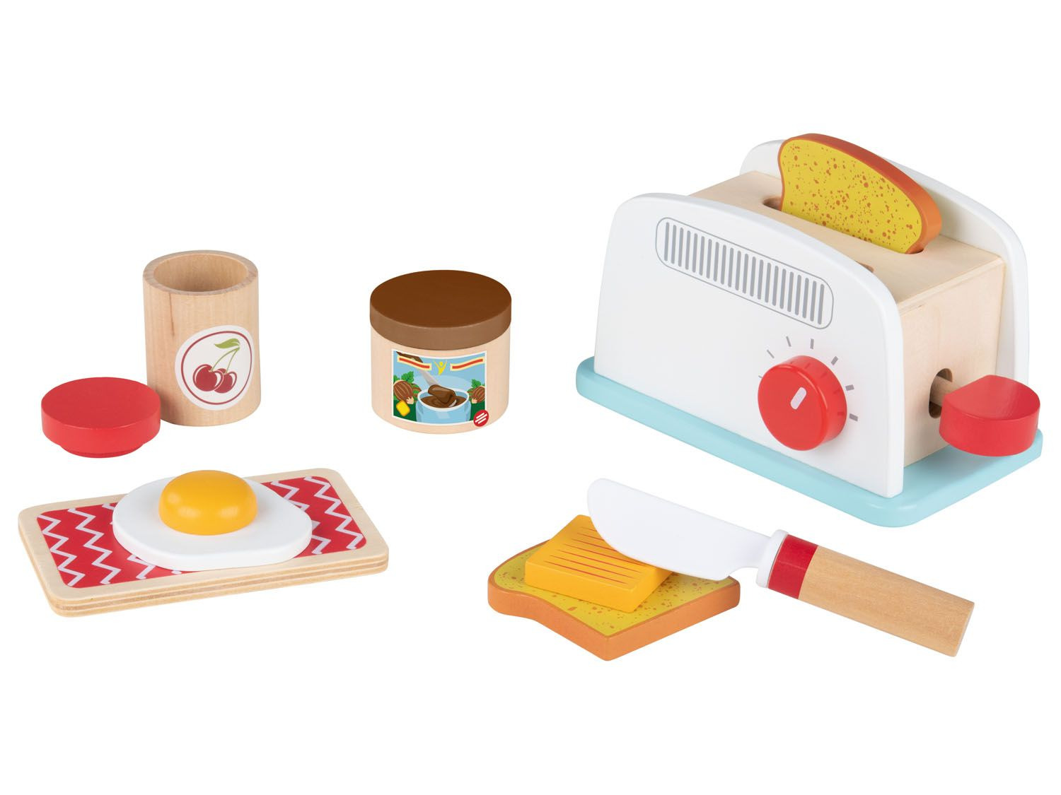 Playtive Set de grillepain en bois, 9 pièces Lidl.be