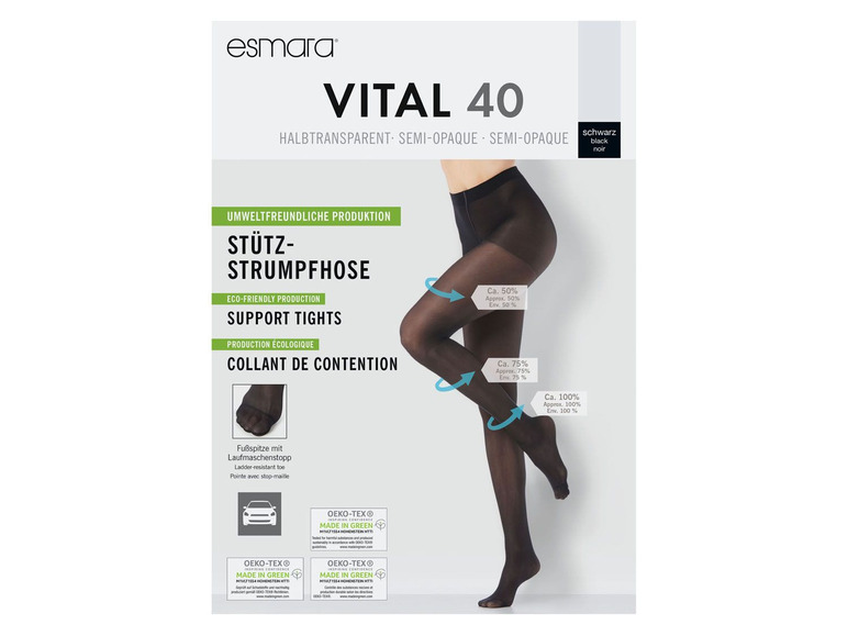 Ga naar volledige schermweergave: esmara® Ondersteunende panty voor dames, polyamide en elastaan - afbeelding 8