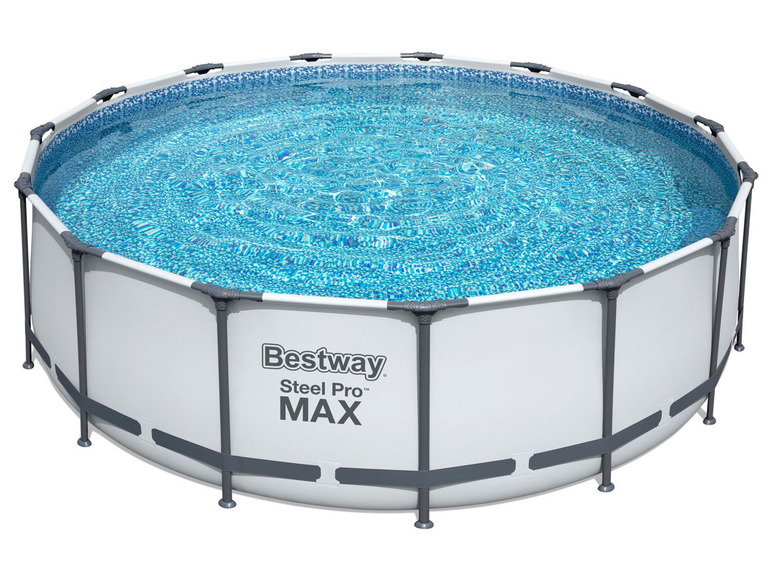 Aller en mode plein écran Bestway Kit complet »Steel Pro Max« Framepool, Ø 457 x 122 cm - Photo 1