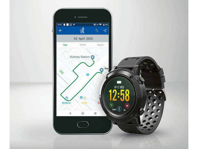 Ga naar volledige schermweergave: SILVERCREST Smartwatch met ingebouwde GPS - afbeelding 5