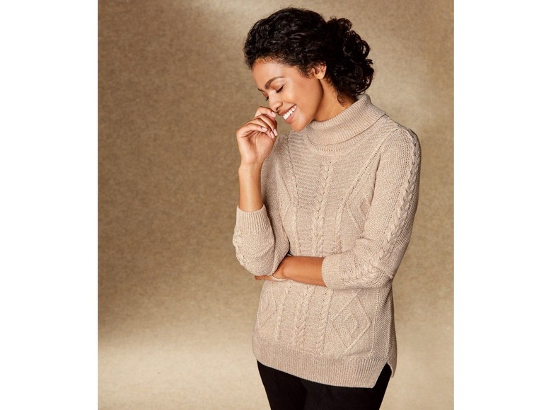 Ga naar volledige schermweergave: esmara® Grofgebreide trui voor dames - afbeelding 3