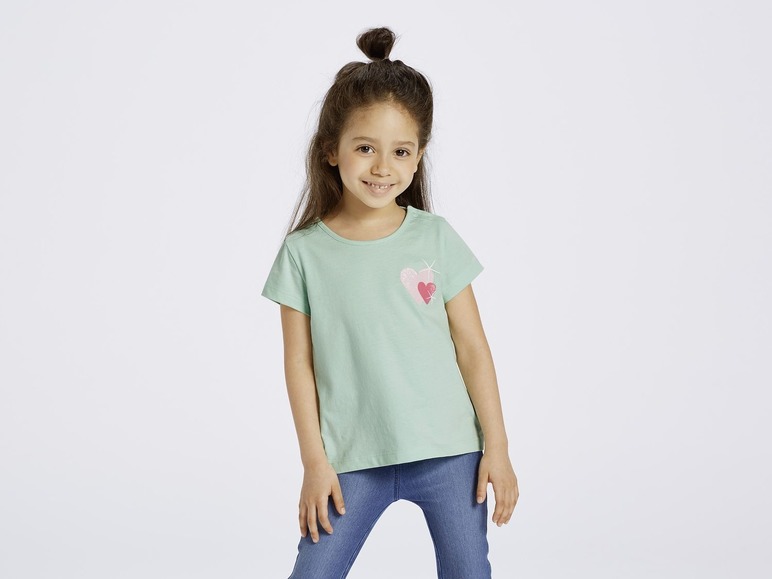 Ga naar volledige schermweergave: lupilu® Set van 4 T-shirts voor meisjes - afbeelding 14