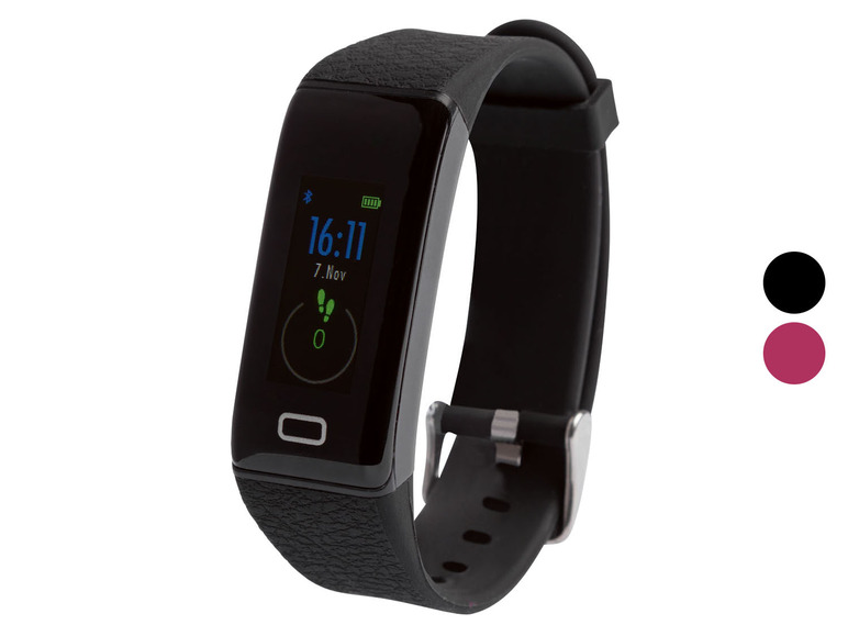 Aller en mode plein écran SILVERCREST Bracelet fitness connecté, fonction Bluetooth®, avec app - Photo 1