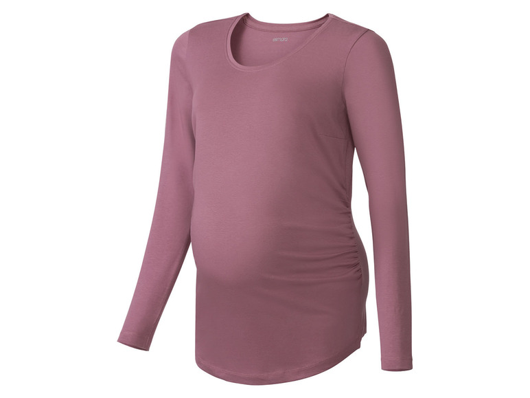 Ga naar volledige schermweergave: ESMARA® Zwangerschapsshirt met lange mouwen van een katoenmix - afbeelding 5