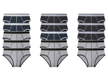 LIVERGY® Set van 5 slips van een katoenmix