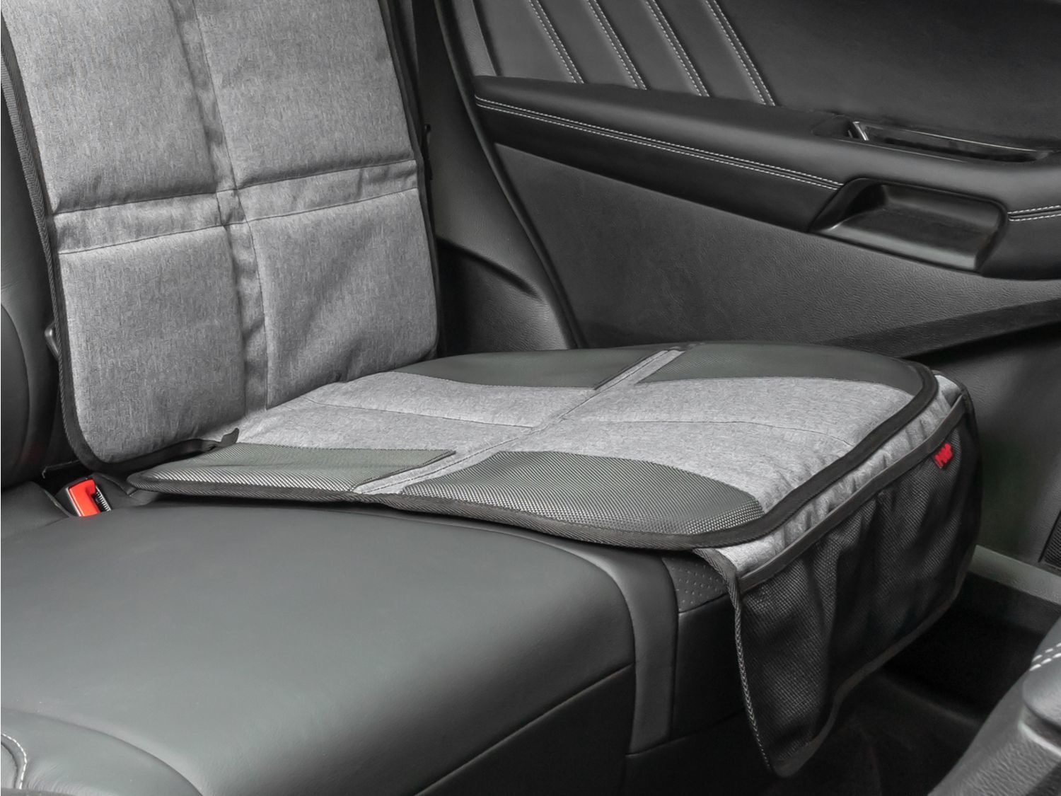 Protections Siège Auto Pour Renault Espace 6 (2023-2024) - 2 Pièces, Anti-coups De Pied, Cuir PU Noir - 4