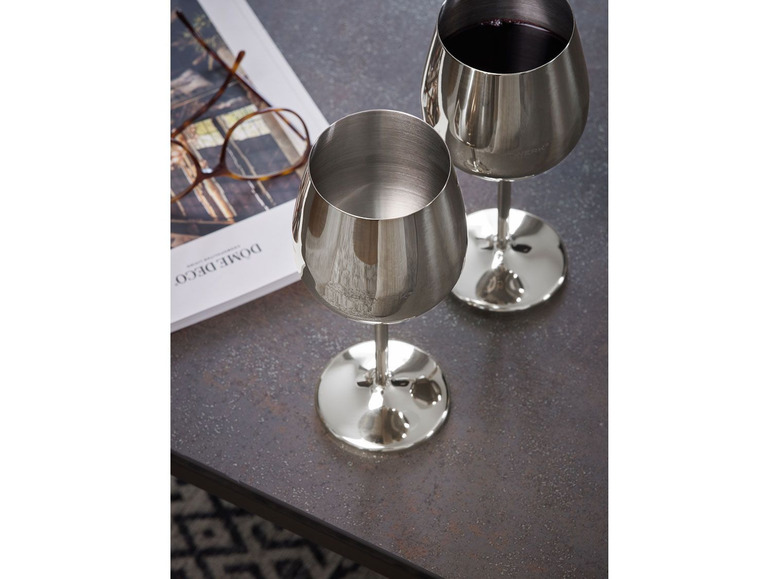 Aller en mode plein écran ECHTWERK Set de verres à vin en acier inoxydable, set de 2 - Photo 23