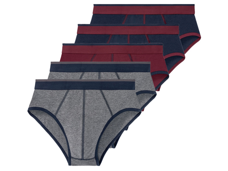 Ga naar volledige schermweergave: LIVERGY® Set van 5 slips van een katoenmix - afbeelding 11