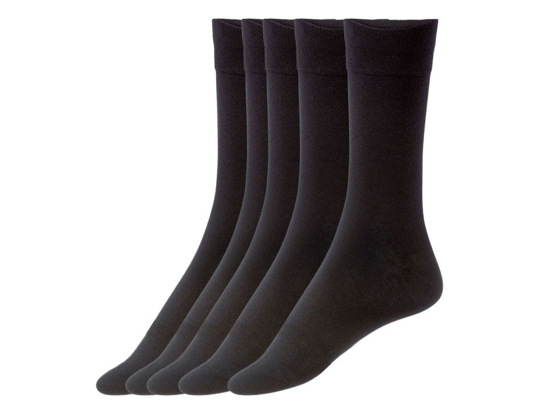 Aller en mode plein écran LIVERGY® Set de 5 paires de chaussettes pour hommes en un mélange de coton bio - Photo 2