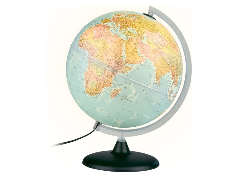 Ga naar volledige schermweergave: Melinera Verlichte wereldbol, Ø 30 cm - afbeelding 2
