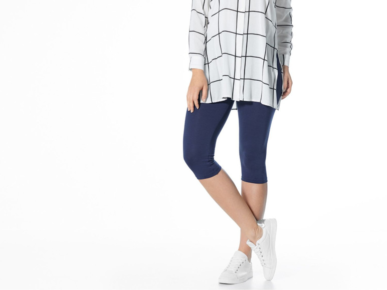 Ga naar volledige schermweergave: esmara® Caprileggings voor dames, katoen en elastaan - afbeelding 9