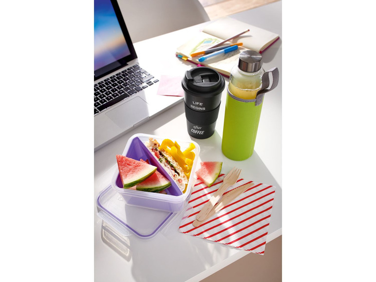 Ga naar volledige schermweergave: ERNESTO® Lunchbox, siliconen afdichting, kliksluiting - afbeelding 17