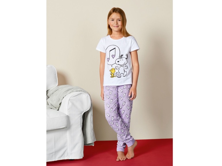 Ga naar volledige schermweergave: Pyjama voor meisjes, hoog aandeel katoen, 122/128 - 146/152 - afbeelding 3