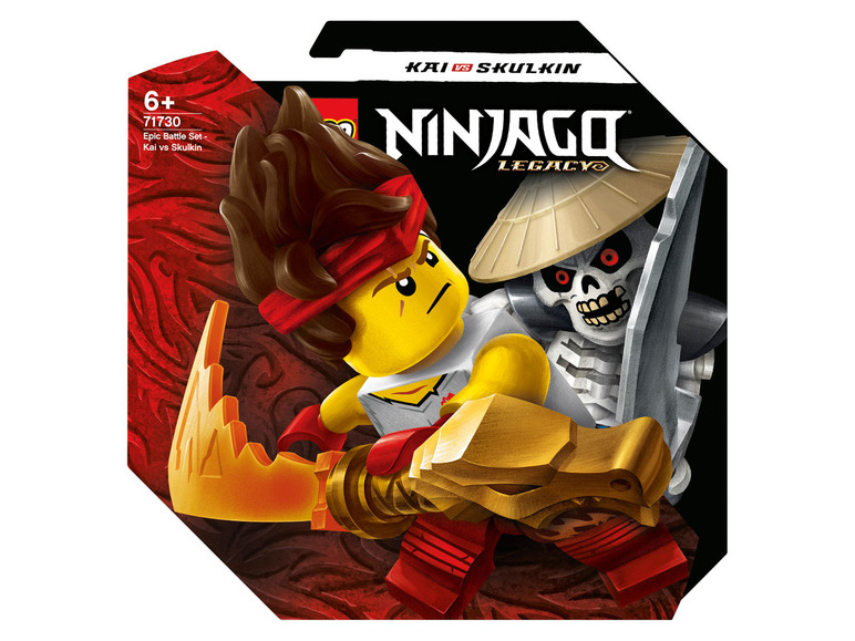 Ga naar volledige schermweergave: LEGO® NINJAGO Epische strijd set - Kai tegen Skulkin (71730) - afbeelding 2