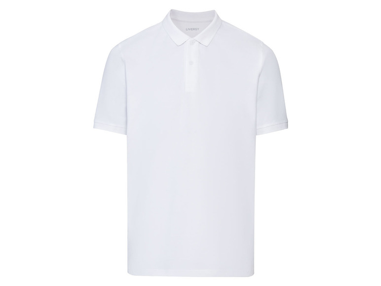 Ga naar volledige schermweergave: LIVERGY® Regular fit biokatoenen polo met zijsplitten - afbeelding 17