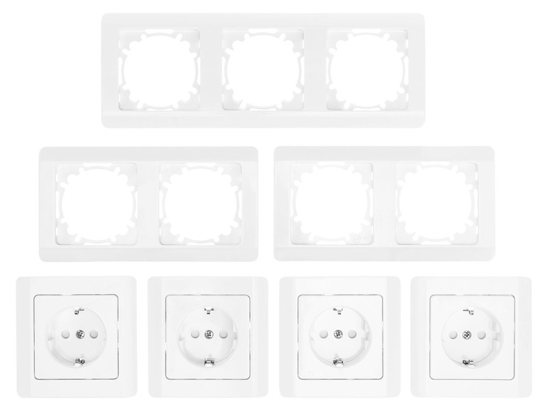 Ga naar volledige schermweergave: POWERFIX Set stopcontacten, inbouwschakelaars of dimmer - afbeelding 2