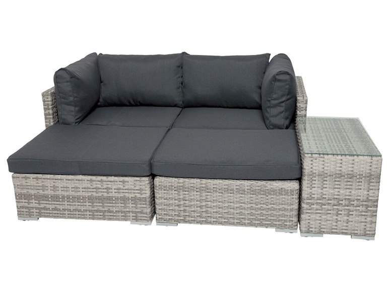 Ga naar volledige schermweergave: florabest Wicker loungeset, 5-delig - afbeelding 2