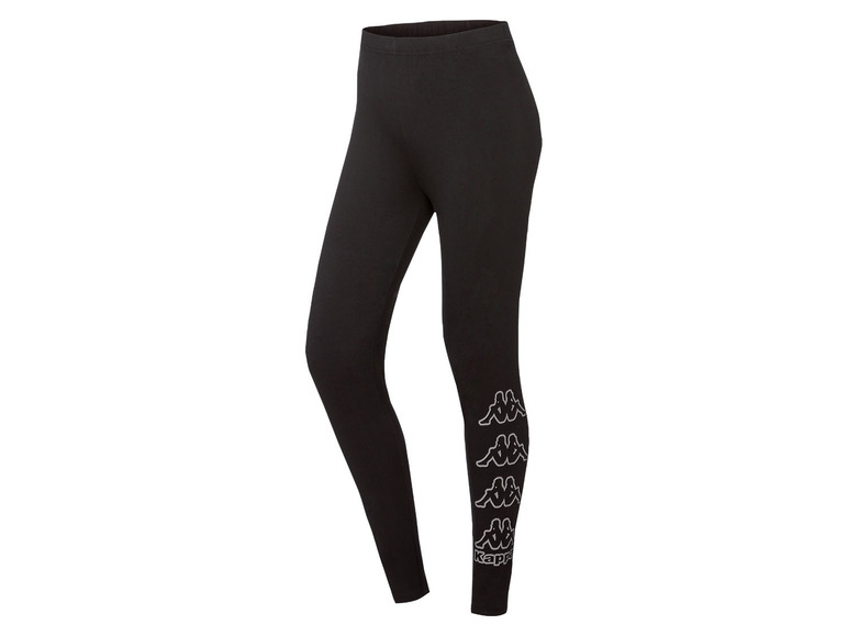 Leggings noirs avec le logo Kappa.