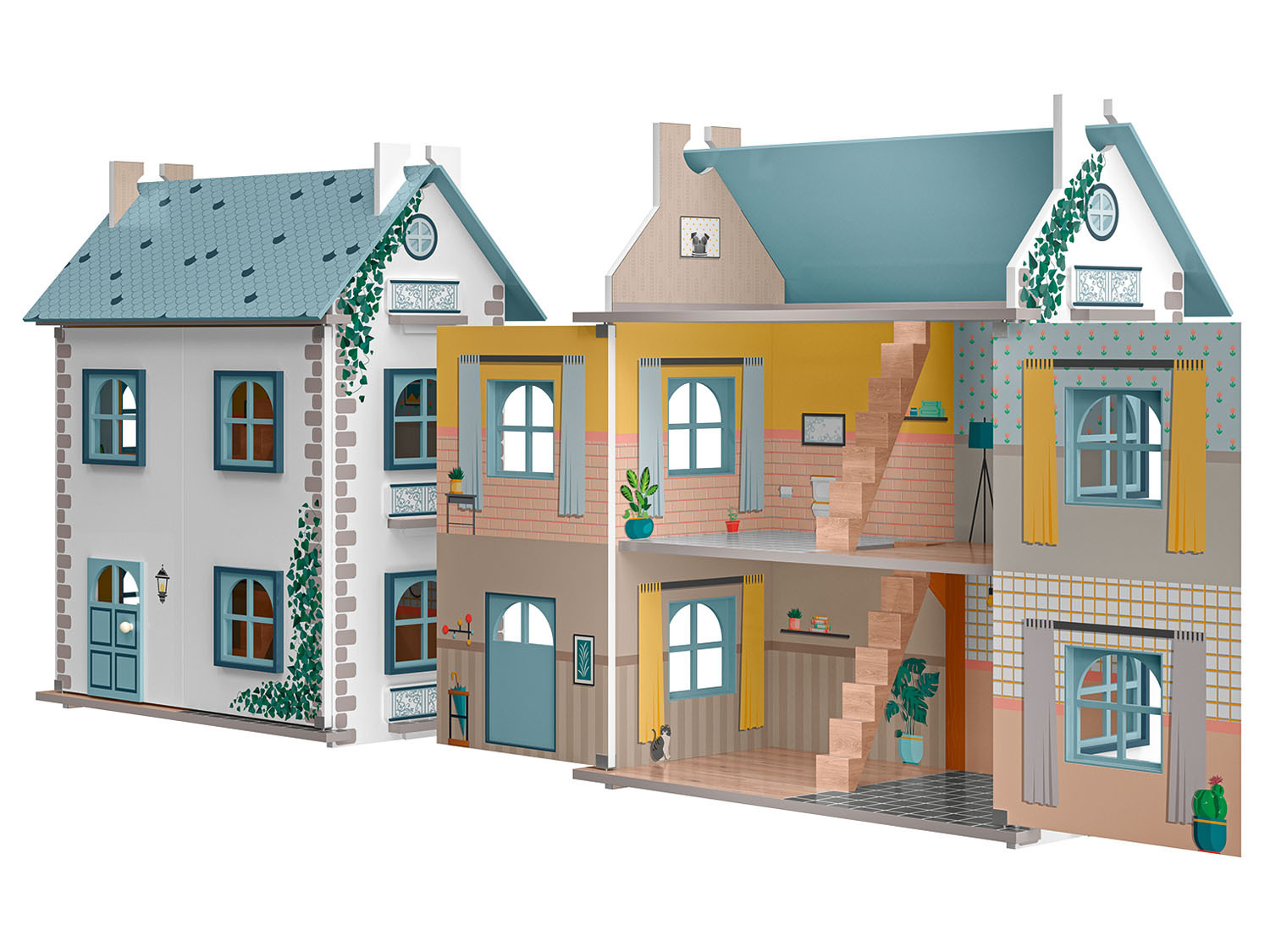 Maison En Carton à Colorier Lidl | Ventana Blog