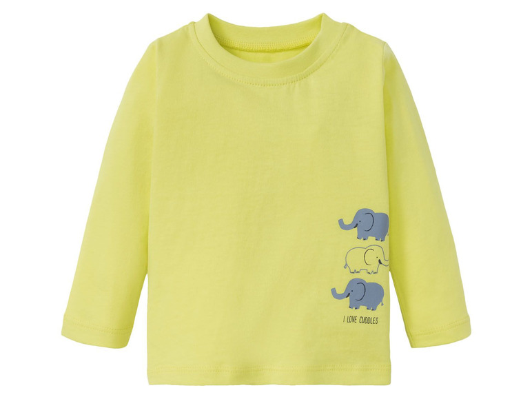 Ga naar volledige schermweergave: lupilu® T-shirt met lange mouwen voor baby's, set van 2, 50/56 - 86/92 - afbeelding 2