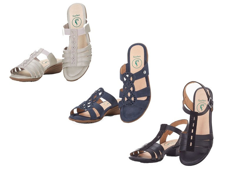 Ga naar volledige schermweergave: footflexx Comfortsandalen voor dames - afbeelding 1