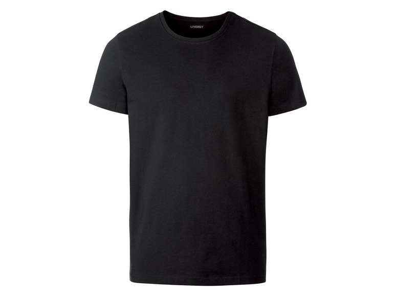 Aller en mode plein écran LIVERGY® T-shirts pour hommes, set de 2, pur coton - Photo 4