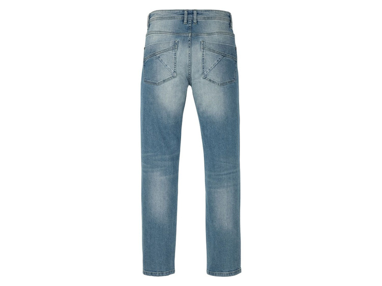 Ga naar volledige schermweergave: LIVERGY Jeans voor heren, slim fit, katoen en elastaan - afbeelding 4