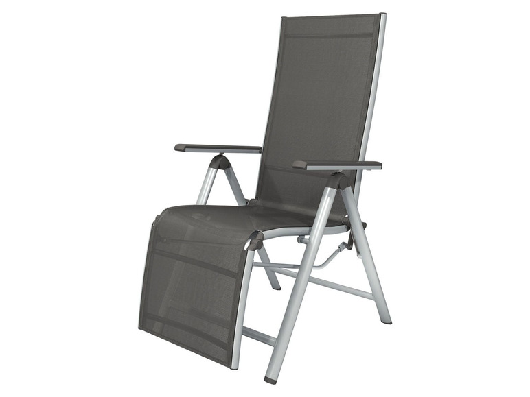Ga naar volledige schermweergave: florabest Aluminium relaxstoel, inklapbaar - afbeelding 4