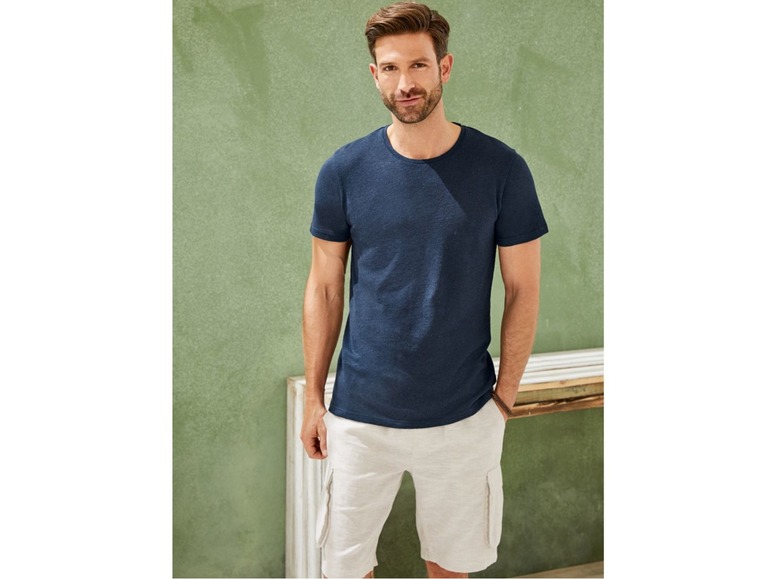 Aller en mode plein écran LIVERGY® T-shirt pour hommes, lin et coton - Photo 11