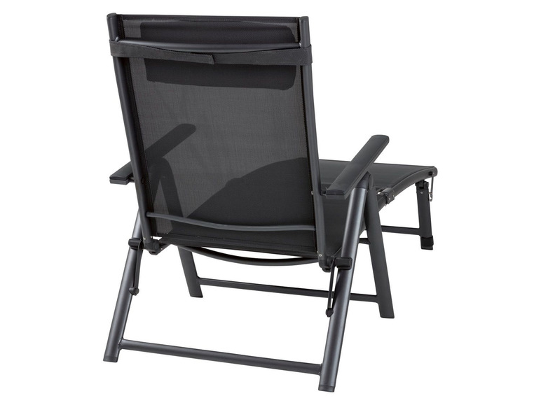 Aller en mode plein écran florabest Chaise longue en aluminium, pliable - Photo 3