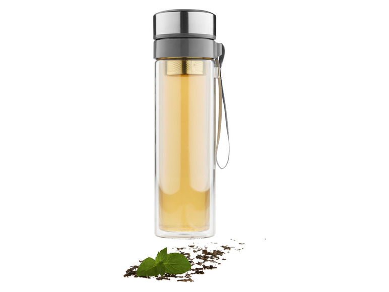 Ga naar volledige schermweergave: ERNESTO® Drinkfles met citruspers of met infuser - afbeelding 4