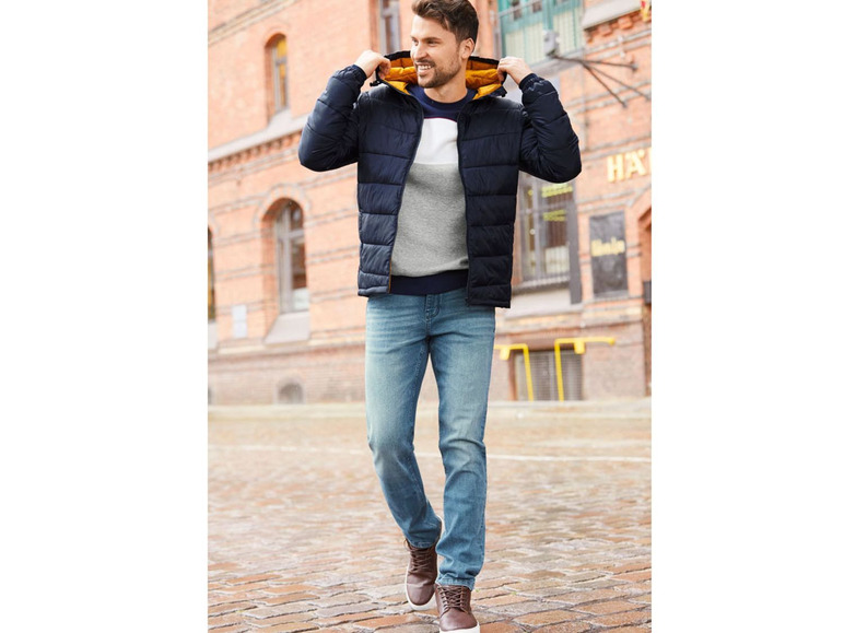 Ga naar volledige schermweergave: LIVERGY® Jeans voor heren, slim fit, katoen en elastaan - afbeelding 5