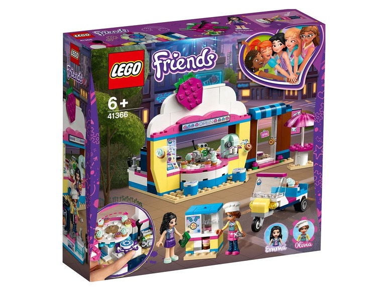 Ga naar volledige schermweergave: LEGO® Friends Olivia's Cupcake Café (41366) - afbeelding 1