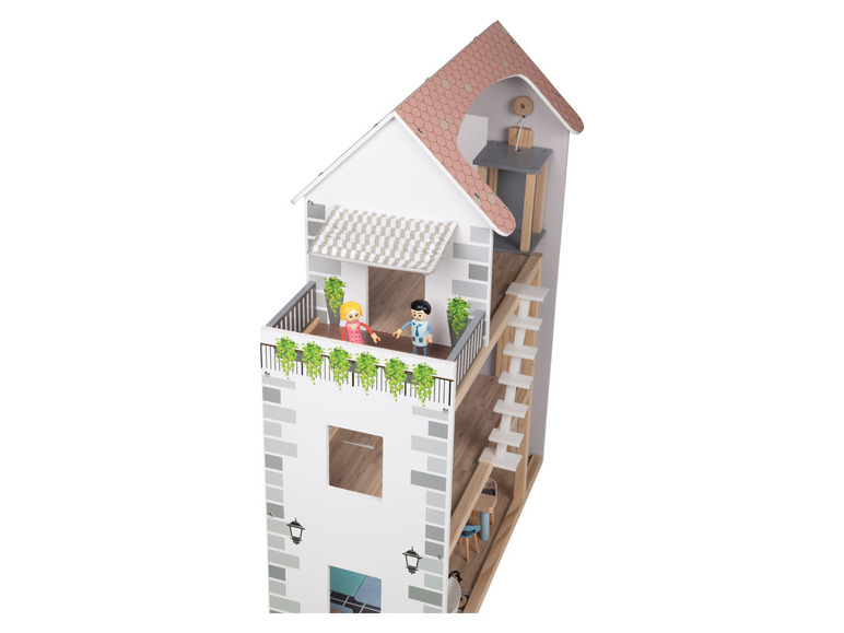 Ga naar volledige schermweergave: Playtive Houten poppenhuis - afbeelding 4