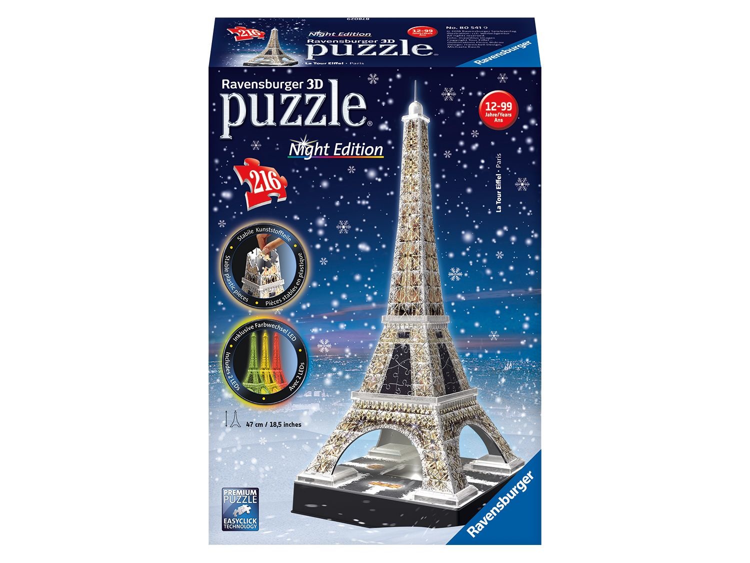 voorzichtig als resultaat Uitputting Ravensburger 3D-puzzel met leds online kopen op Lidl.be