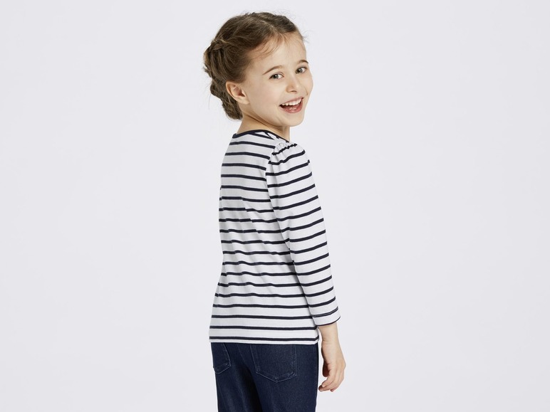 Ga naar volledige schermweergave: lupilu® Set van 4 T-shirts met lange mouwen voor meisjes - afbeelding 6