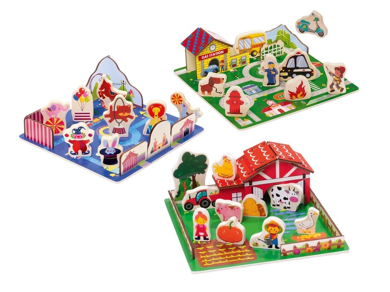 Aller en mode plein écran Playtive JUNIOR Puzzle 3D en bois - Photo 1