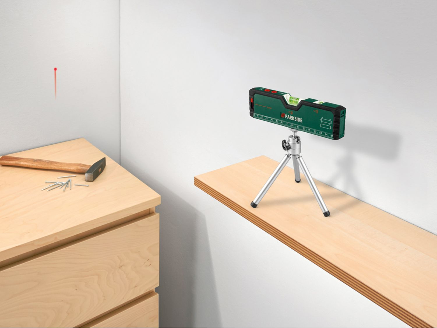 PARKSIDE® Niveau laser à bulle, avec trépied Lidl.be