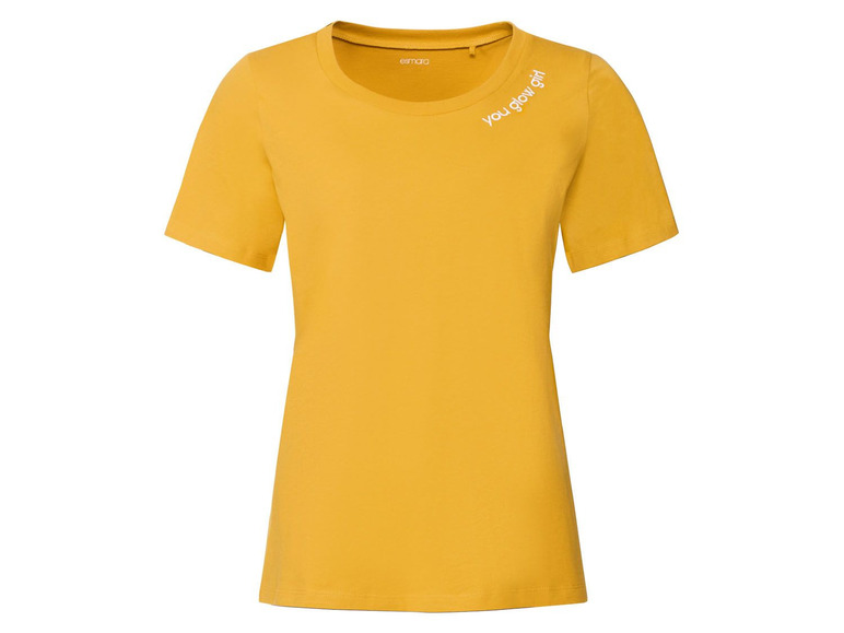 Ga naar volledige schermweergave: esmara® T-shirt voor dames, korte mouwen, puur katoen - afbeelding 5