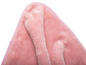 Zachte roze fleece deken met een zachte vacht.