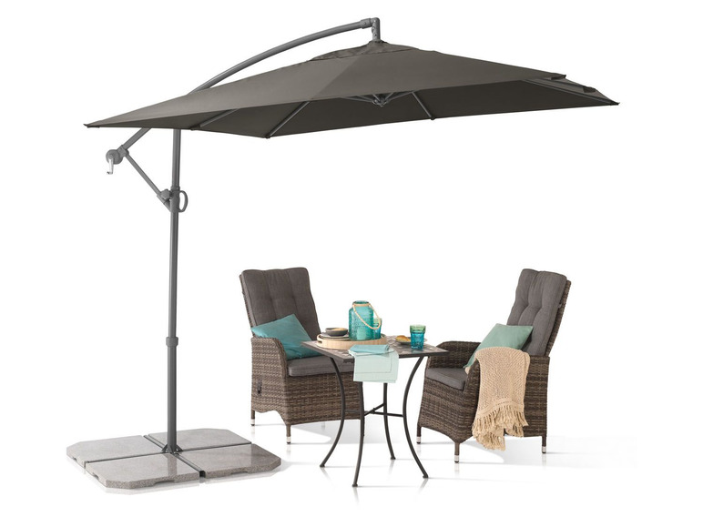 Ga naar volledige schermweergave: FLORABEST® Zwevende parasol, 2,5 x 2,5 m - afbeelding 5