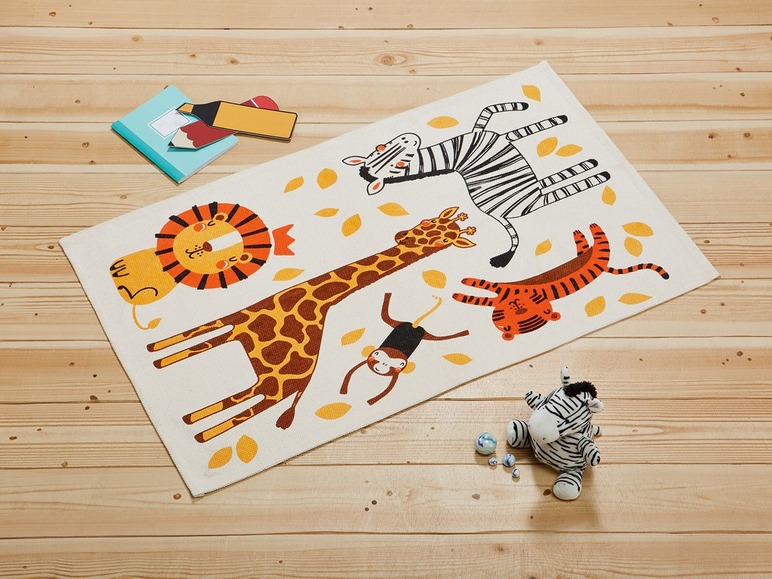 Aller en mode plein écran meradiso Tapis pour enfants, Ø 90 cm | 70 x 120 cm - Photo 4