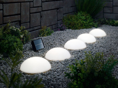 LIVARNO LUX® Balises solaires à LED, longueur 6,60 / 6,75 m
