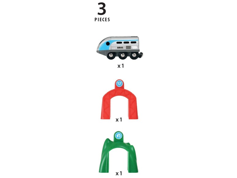 Ga naar volledige schermweergave: BRIO Locomotief met actietunnels - afbeelding 3