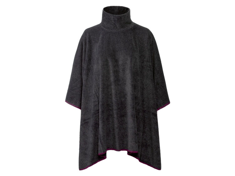Ga naar volledige schermweergave: esmara® Fleece poncho voor dames, polyester - afbeelding 5