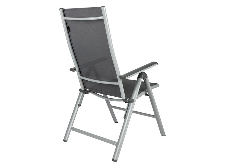 Aller en mode plein écran florabest Set de 2 chaises de jardin en aluminium, pliable - Photo 4